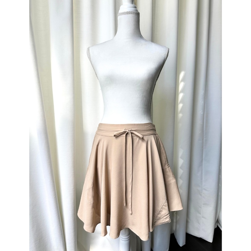 A.L.C. Women's Silk Mini Skirt in Dusty Pink, Size 2